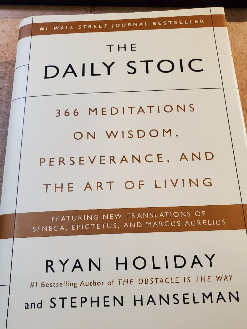 The Daily Stoic by Ryan holiday; Published by Portfolio / Penguin
